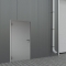 Дверь 780x2050 техническая одностворчатая правая цвет светло-серый RAL7035, DTG/780/2050/7035/R/N - doorhan-ek.ru - Екатеринбург